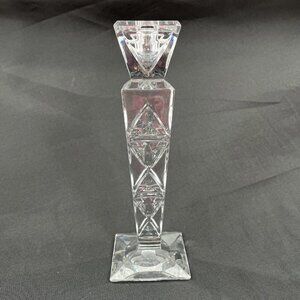 TOWLE 9.75" 24% Crystal Candlestick Candle Holder Made In Poland Signed